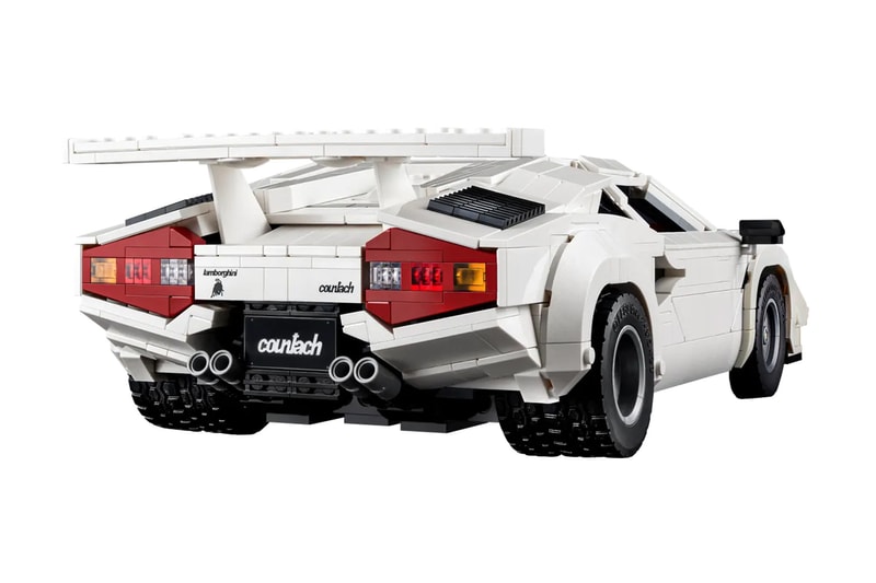 LEGO 推出經典車型 Lamborghini Countach 5000 Quattrovalvole 積木模型