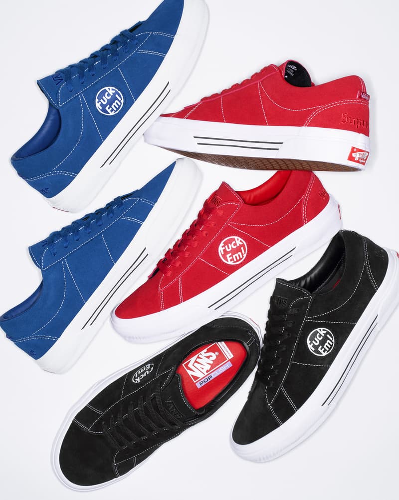 Supreme x Vans 2024 春季最新聯名系列鞋款發佈