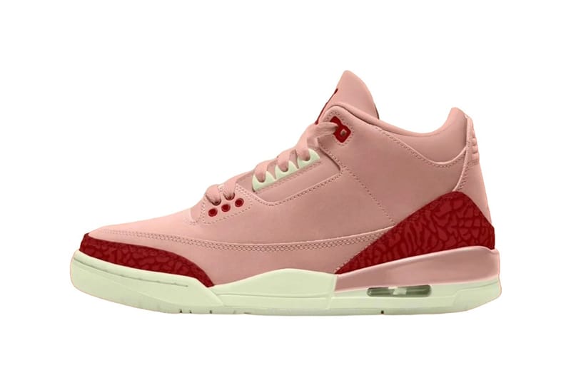 消息稱 Air Jordan 3 全新配色「Valentine’s Day」有望於 2025 年問世