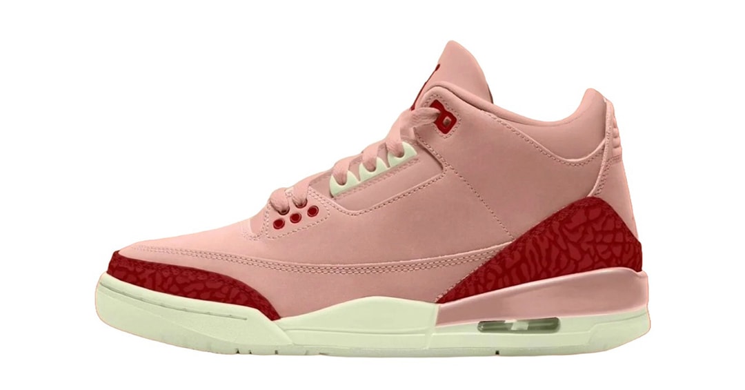 消息稱 Air Jordan 3 全新配色「valentine’s Day」有望於 2025 年問世 