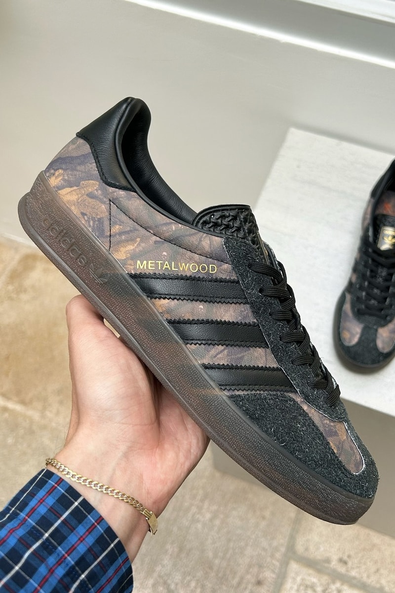 Metalwood Studio x adidas Gazelle 全新聯名鞋款率先曝光