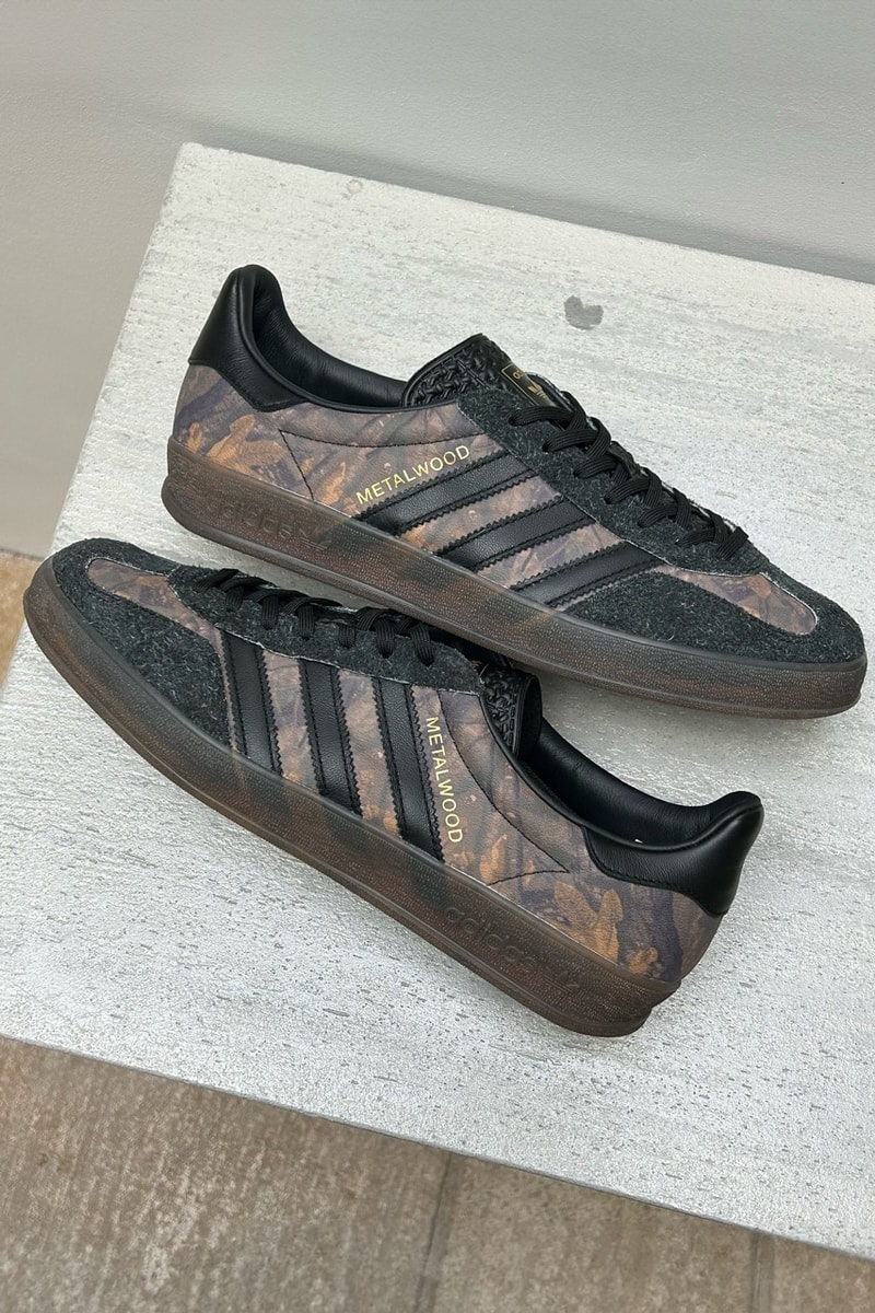Metalwood Studio x adidas Gazelle 全新聯名鞋款率先曝光