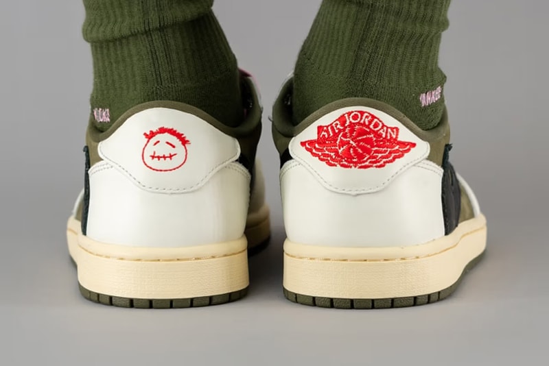 Travis Scott x Air Jordan 1 Low OG 聯名鞋款最新配色「Medium Olive」上腳圖輯