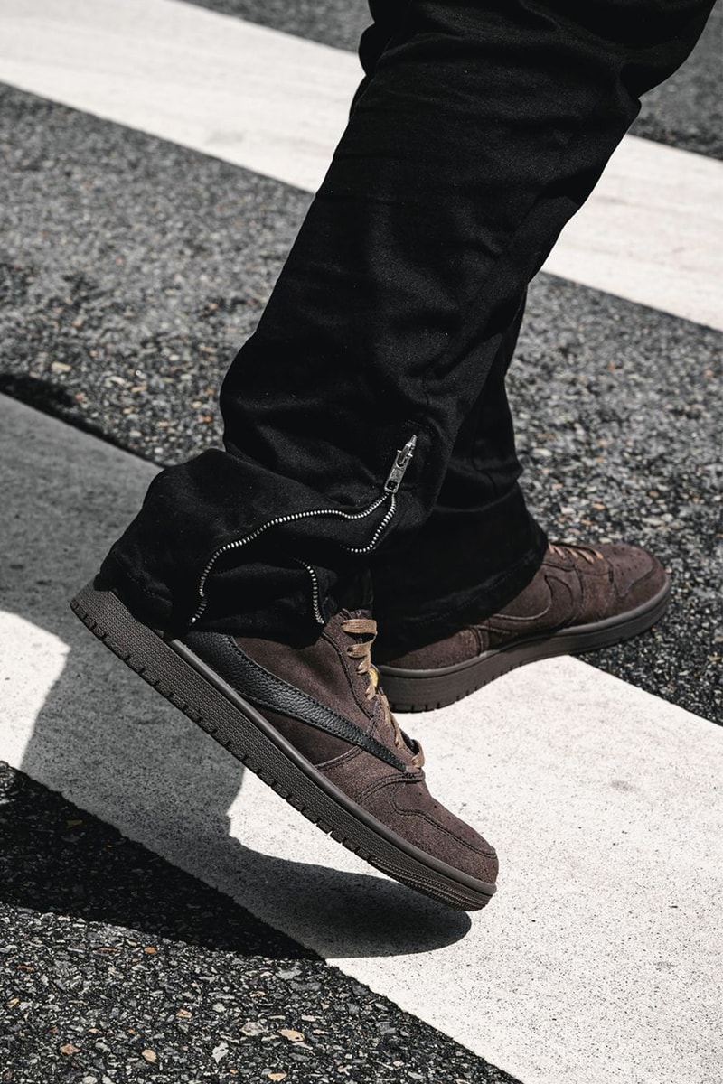 率先近賞 Travis Scott x Air Jordan 1 Low OG 最新聯名配色「Velvet Brown」