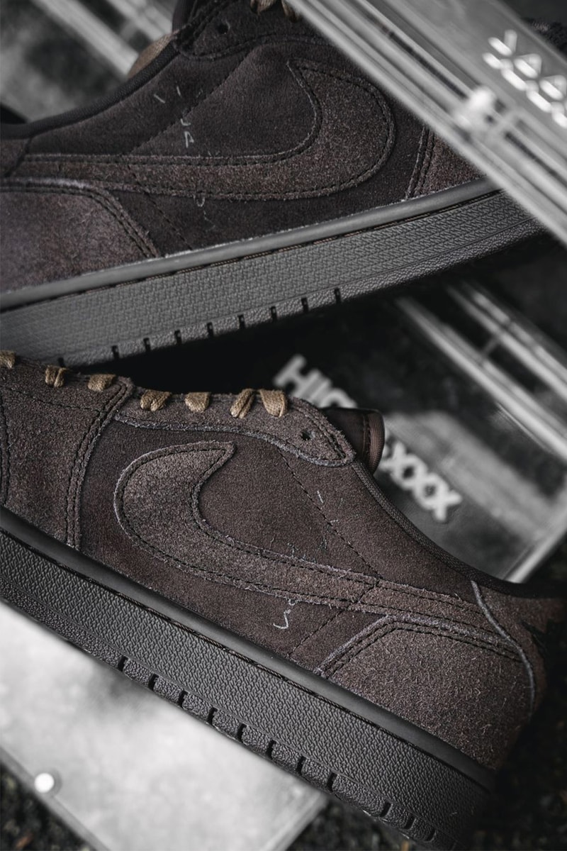 率先近賞 Travis Scott x Air Jordan 1 Low OG 最新聯名配色「Velvet Brown」