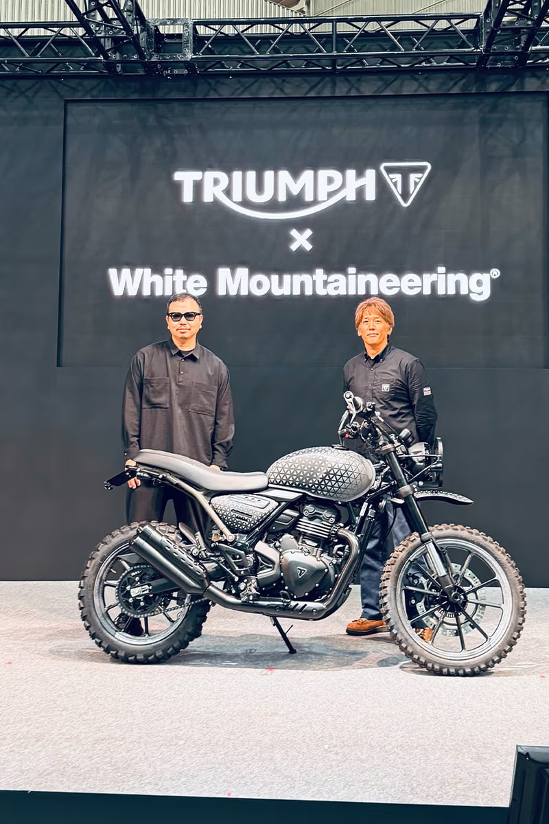 Triumph 攜手 White Mountaineering 打造全新 Scrambler 400 特別版聯名車型