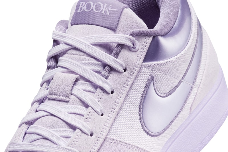 Nike Book 1 全新配色「Lilac Bloom」官方圖輯、發售情報正式公開