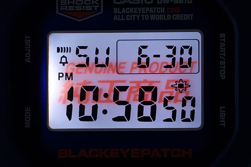 BlackEyePatch 攜手 G-SHOCK 推出全新聯乘腕錶