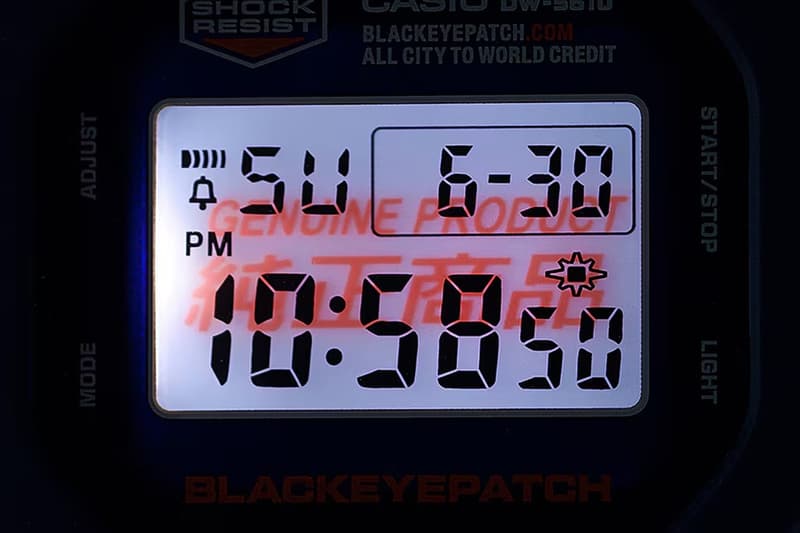 BlackEyePatch 攜手 G-SHOCK 推出全新聯乘腕錶