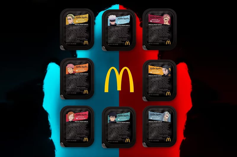 美國 McDonald's 攜手《咒術迴戰》打造全新聯名醬料「Special Grade Garlic Sauce」