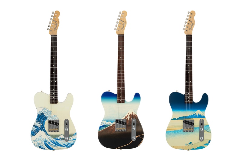 Fender 東京店舖正式推出葛飾北齋限定吉他系列
