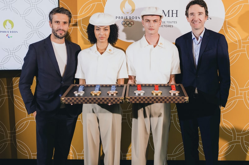 Louis Vuitton 操刀製作 2024 巴黎奧運獎牌托盤