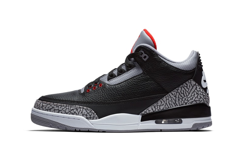 率先預覽 Air Jordan 3 人氣配色「Black Cement」