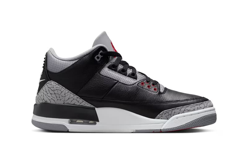 Air Jordan 3 人氣配色「Black Cement」官方圖輯、發售情報正式公開