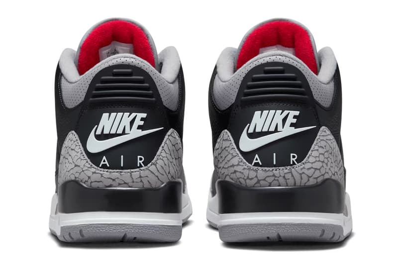 Air Jordan 3 人氣配色「Black Cement」官方圖輯、發售情報正式公開