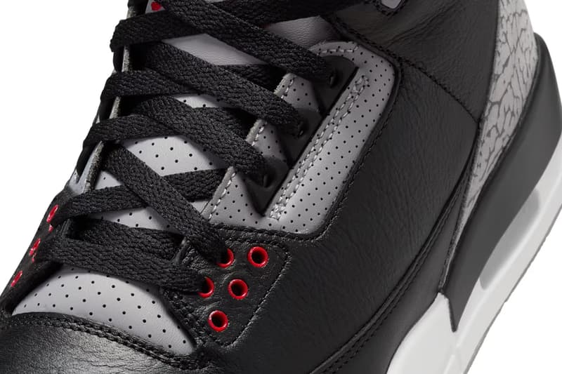 Air Jordan 3 人氣配色「Black Cement」官方圖輯、發售情報正式公開