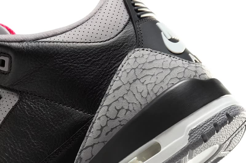 Air Jordan 3 人氣配色「Black Cement」官方圖輯、發售情報正式公開