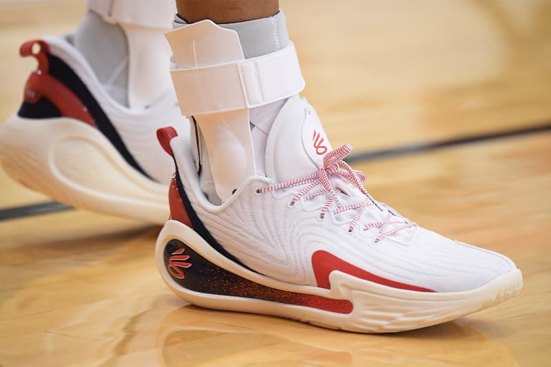 Steph Curry 親自著用 Under Armour Curry 12 美國隊配色