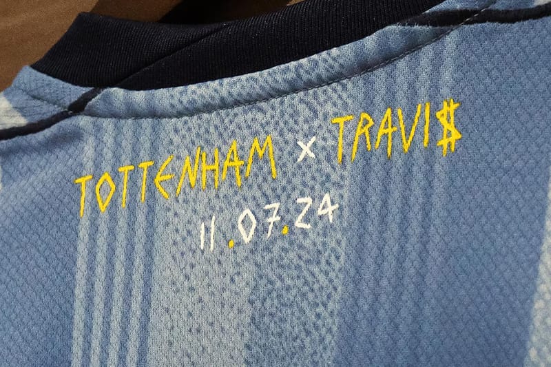 近賞 Travis Scott x Tottenham Hotspur 全新聯名球衣