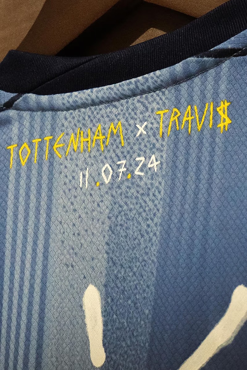 近賞 Travis Scott x Tottenham Hotspur 全新聯名球衣 | Hypebeast