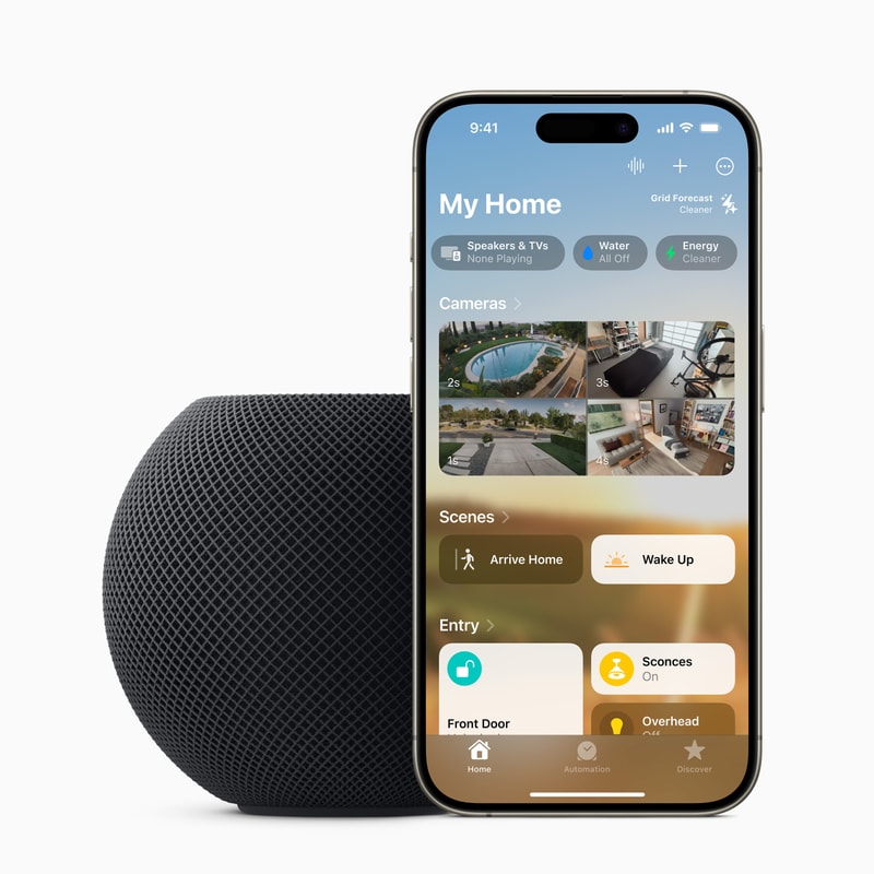 Apple 智慧型揚聲器 HomePod mini 最新配色「午夜色」正式登場