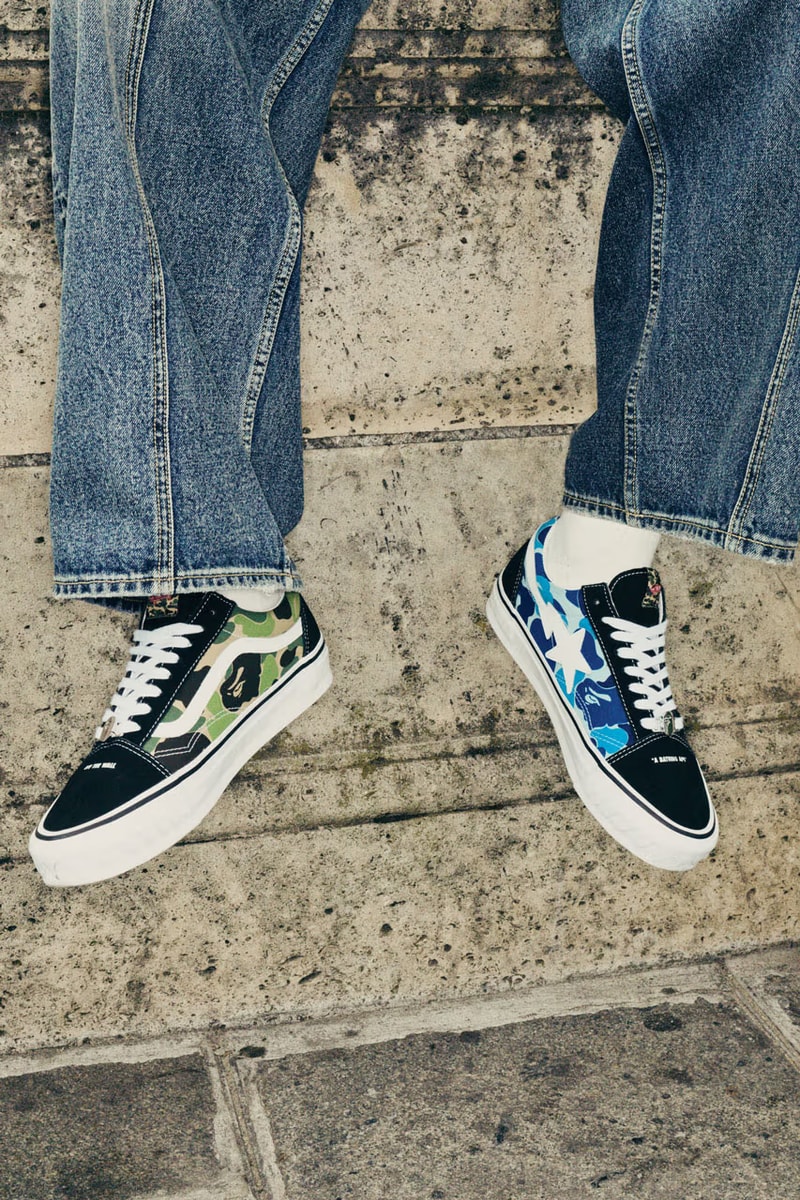 Vans x A BATHING APE® 最新聯乘系列鞋款發佈