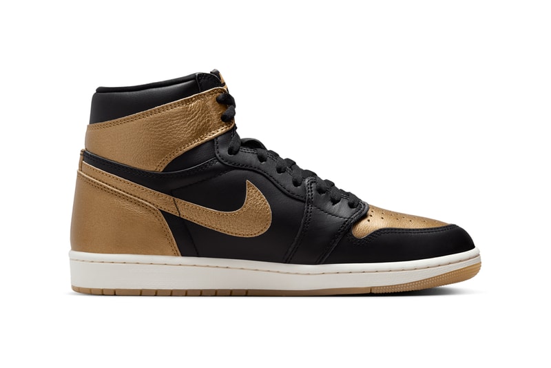 Air Jordan 1 Retro High OG 最新配色「Metallic Gold」官方圖輯、發售情報公開