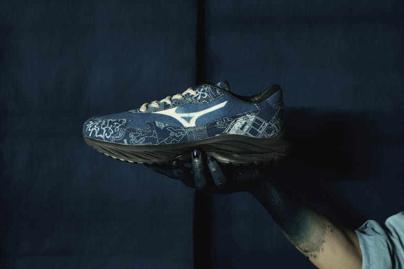 MIZUNO x BUAISOU  聯乘 Wave Rider β 日本天然藍染別注正式上架