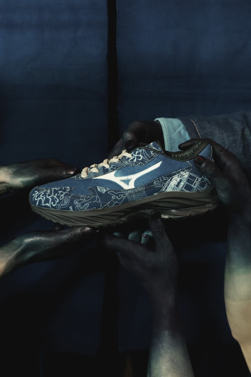 MIZUNO x BUAISOU  聯乘 Wave Rider β 日本天然藍染別注正式上架