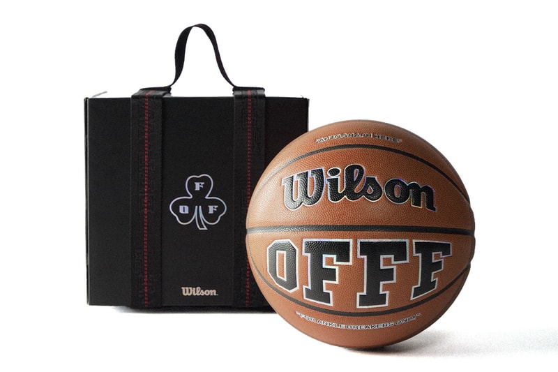Off-White™ 攜手 Wilson 打造首款聯名籃球