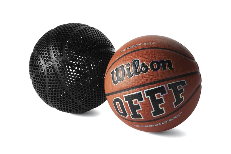 Off-White™ 攜手 Wilson 打造首款聯名籃球