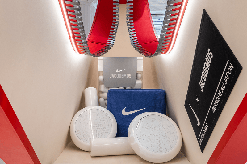 巨大化 Swoosh 雕塑!走進 Nike x Jacquemus 期間限定店