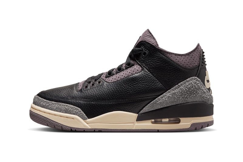 A Ma Maniére x Air Jordan 3 最新聯名配色「Black/Violet Ore」正式發佈