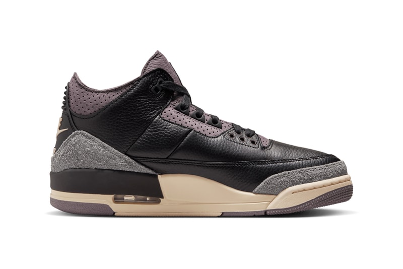 A Ma Maniére x Air Jordan 3 最新聯名配色「Black/Violet Ore」正式發佈