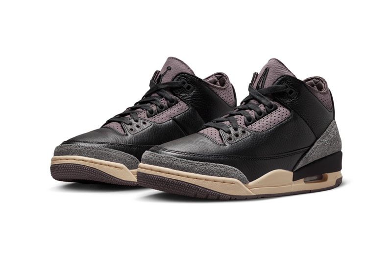 A Ma Maniére x Air Jordan 3 最新聯名配色「Black/Violet Ore」正式發佈