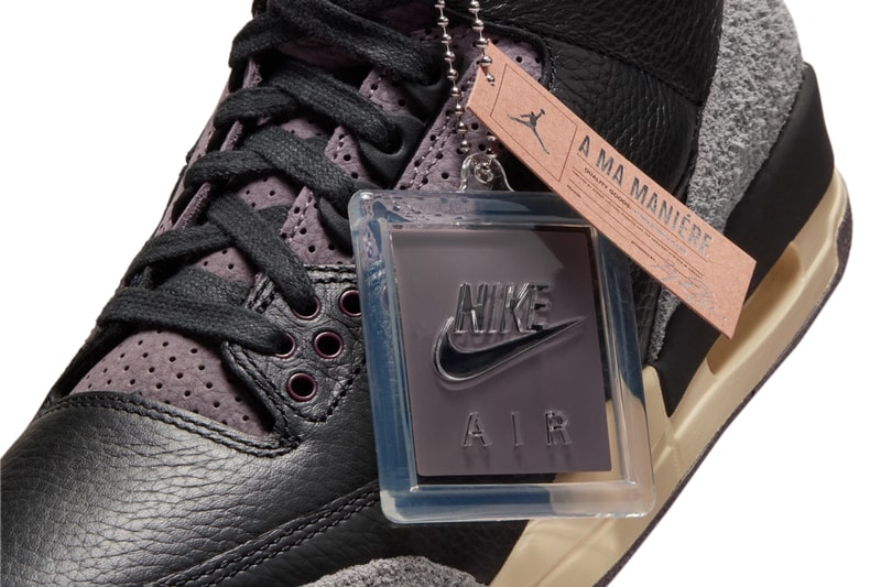 A Ma Maniére x Air Jordan 3 最新聯名配色「Black/Violet Ore」正式發佈