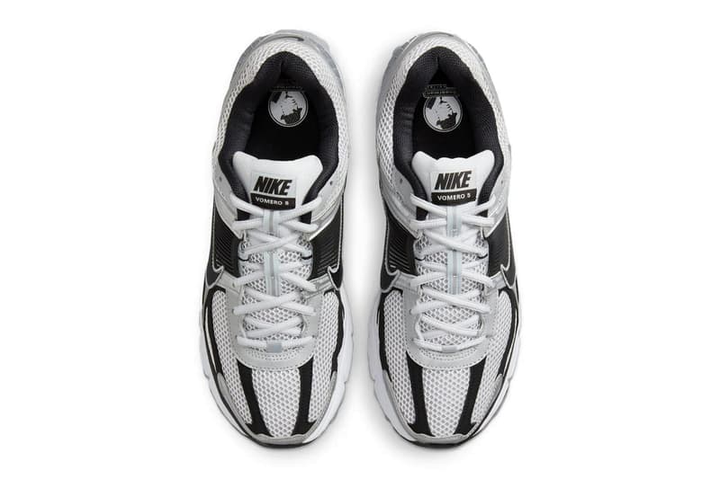 Nike Zoom Vomero 5 全新配色「Metallic Silver/Black」官方圖輯正式發佈