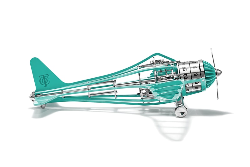 Tiffany & Co. 推出要價 $42,000 美元「飛機」造型時鐘