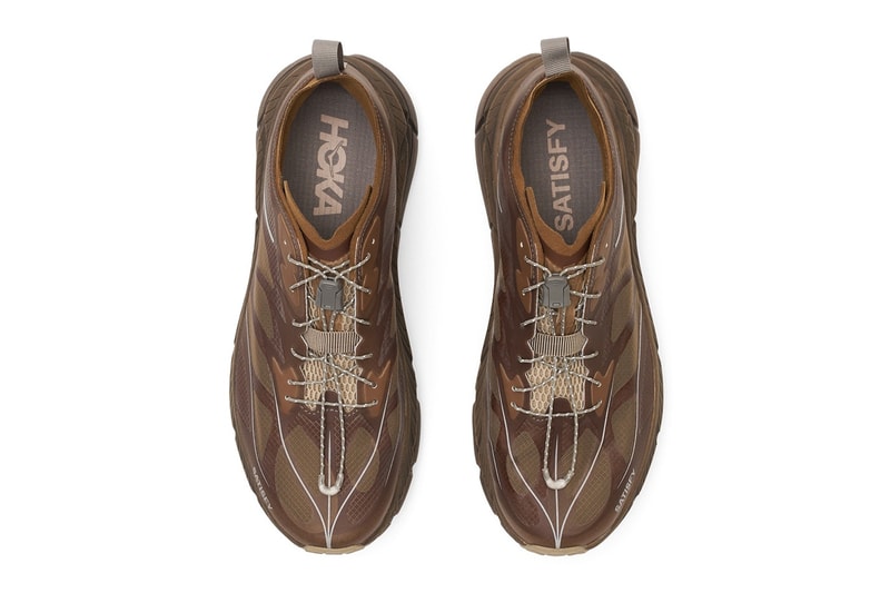 HOKA 攜手 SATISFY 打造全新聯乘越野跑鞋