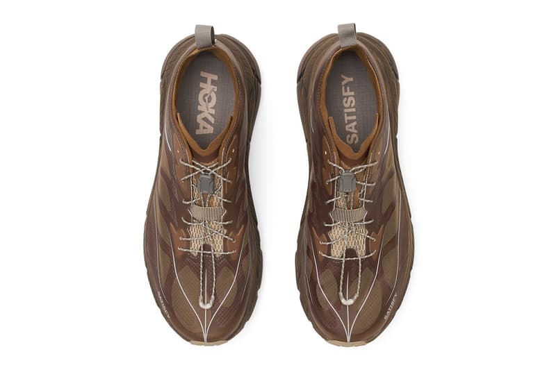 HOKA 攜手 SATISFY 打造全新聯乘越野跑鞋