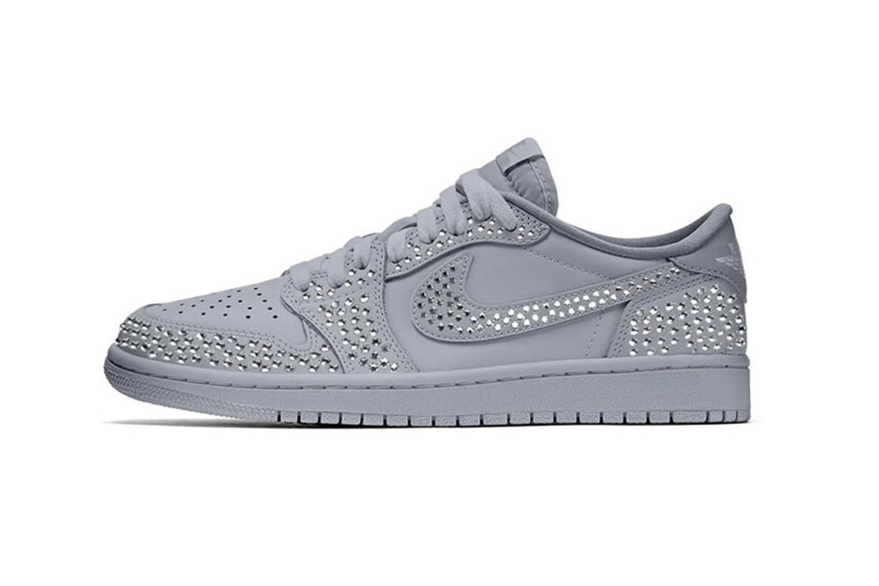 率先近賞 Swarovski x Air Jordan 1 Low 全新聯名鞋款