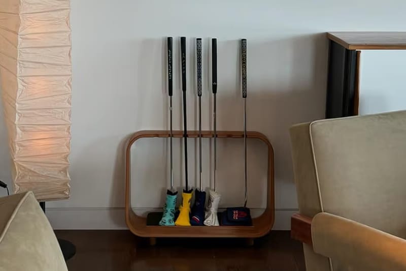 清永浩文攜手 Tendo Mokko 推出全新高爾夫球推桿架「Putter Rack」