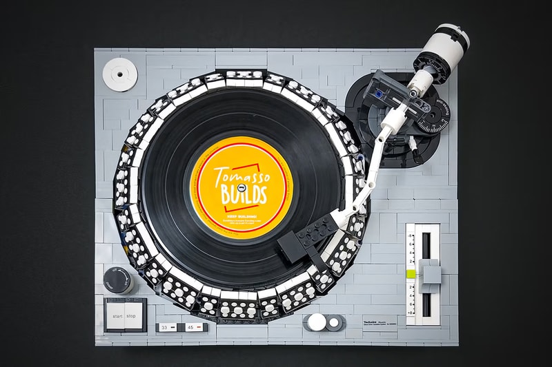 LEGO Ideas 粉絲創意提案高度還原 Technics 黑膠唱機「SL-1200 MK2」