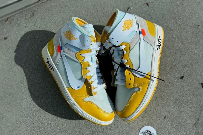 消息稱 Off-White™ x Air Jordan 1 High OG「Canary Yellow」即將回歸發售