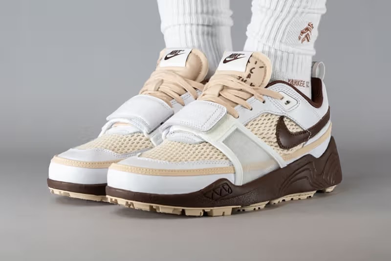 Travis Scott x Nike Zoom Field Jaxx 最新配色「Light Chocolate」率先亮相