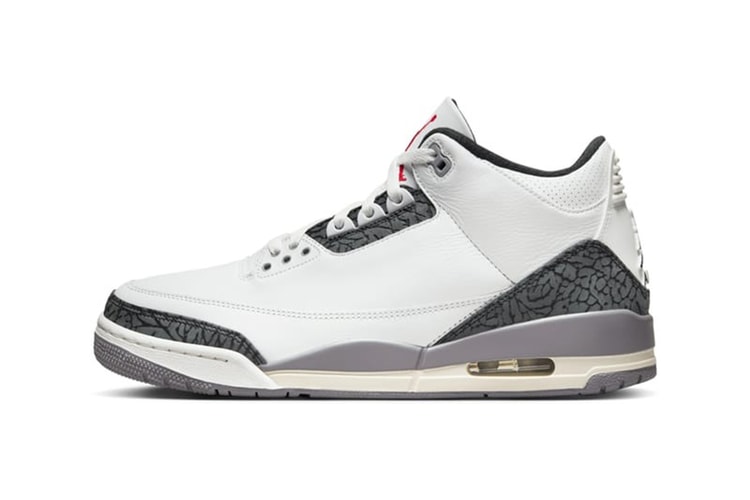 Air Jordan 3 全新配色「Cement Grey」官方圖輯、發售情報正式公開