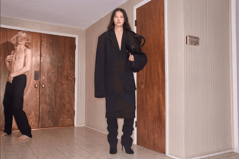 WE11DONE 正式發佈 2024 秋冬系列「Tilt, Swivel」形象大片