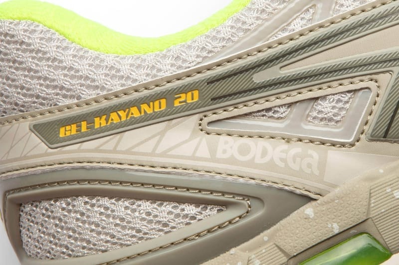 Bodega x ASICS GEL-KAYANO 20 全新聯名鞋款「Small Wins Add Up」正式登場