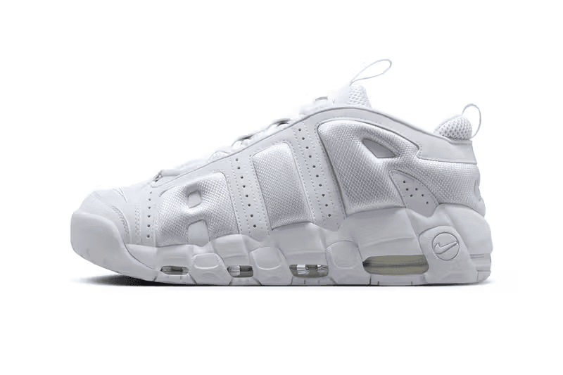近賞 Nike Air More Uptempo Low 最新配色「Triple White」官方圖輯