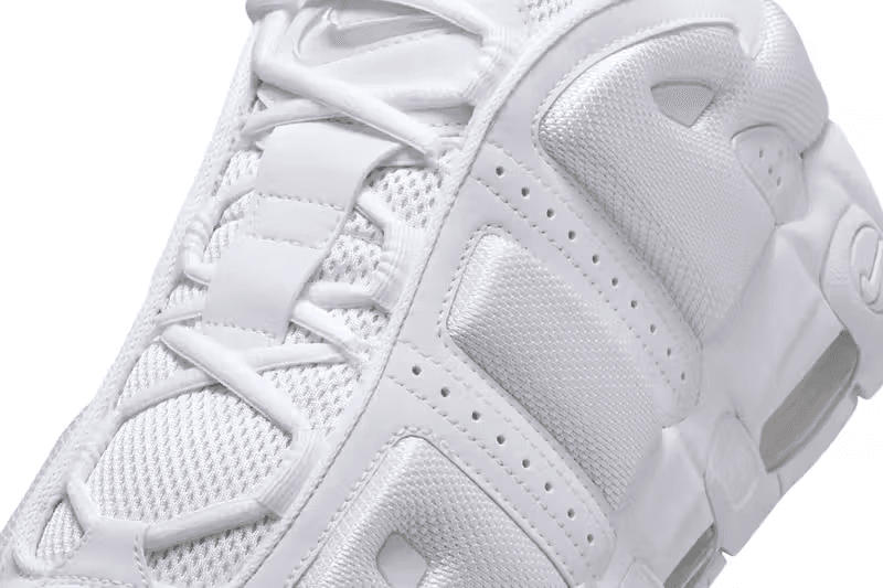 近賞 Nike Air More Uptempo Low 最新配色「Triple White」官方圖輯